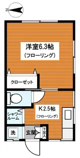 静翠荘【2階】の間取り