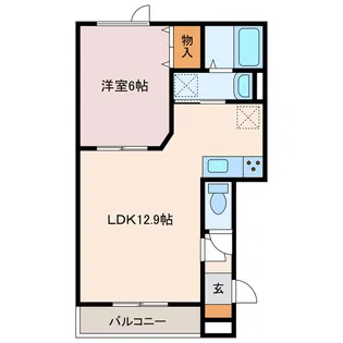 BELLA CASAIII【1階】の間取り