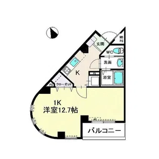 ベル ミーキ【2階】の間取り