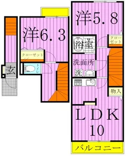スターカレントIIIの間取り