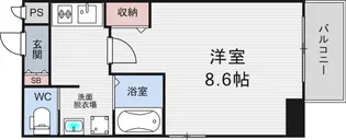 ビガーポリス300同心II【4階】の間取り