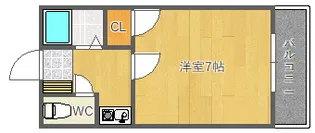 チサトハイツII【3階】の間取り