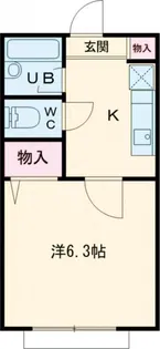 パインヒル東小松川III【1階】の間取り
