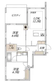 La recolte Komazawa【1階】の間取り