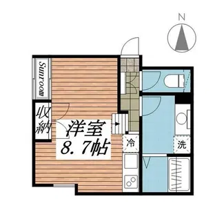 LAPiS上北沢II【1階】の間取り