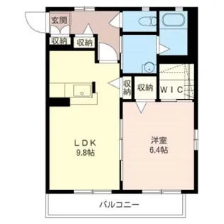 ボヌール・ボワ【2階】の間取り