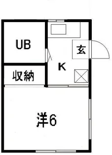 第1ガーネットハウス【1階】の間取り