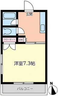 高陽ハイツ【3階】の間取り