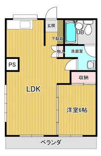 ケーズフラット【3階】の間取り