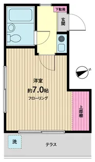 クローバーハウス【1階】の間取り