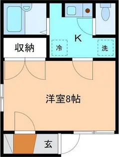 ベルビュー石引II【1階】の間取り