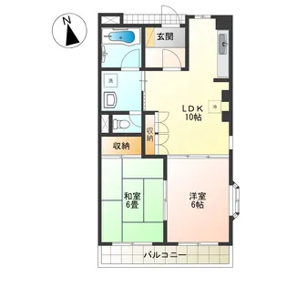 レジデンス・ユキ【3階】の間取り