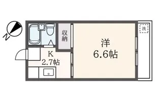 グリーンハイツ君島【2階】の間取り