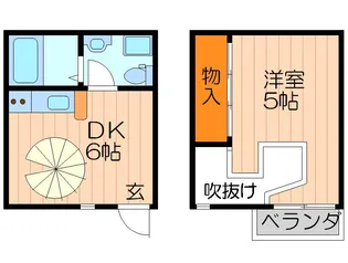 ピラミッドアネックスの間取り