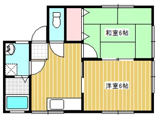 ツインズハウス【1階】の間取り