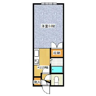 プラザマンション水元【2階】の間取り