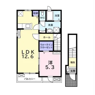 ヒカルサ市原姉ヶ崎イースト【2階】の間取り
