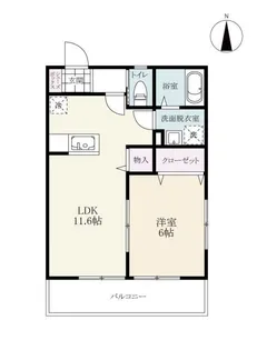 クリントブロン2【1階】の間取り