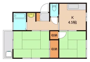 コーポ小川【2階】の間取り
