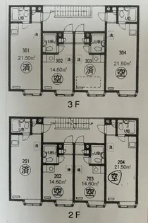 アークヴィラ四谷【2階】の間取り