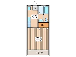 ハッピータチバナ【2階】の間取り