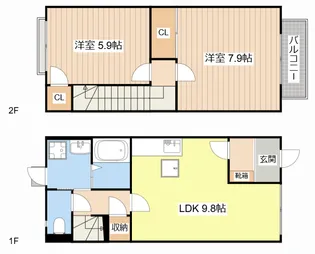 Nest One【1階】の間取り
