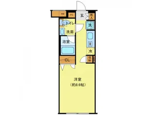 プレール ドゥーク中野上高田【3階】の間取り