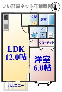 グリーンハイツ【2階】の間取り