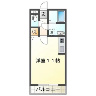 クララハウス【3階】の間取り