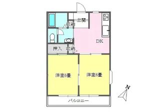 ラ・フランス A【2階】の間取り