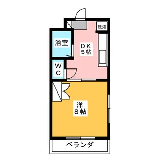 マンションジュネスVIII【4階】の間取り