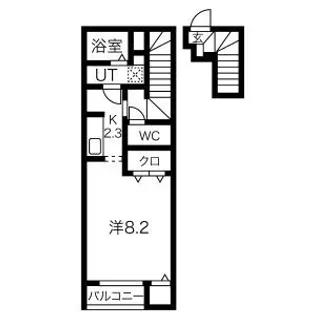 グロース・リープ【2階】の間取り