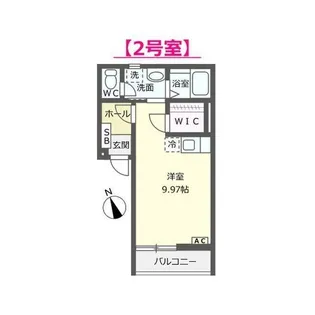 クローバーハウス(諸江町)【1階】の間取り