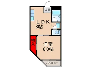 メゾンマカカーラ【5階】の間取り
