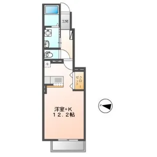 プチ・パステークII【1階】の間取り