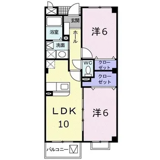 グレイス貴船【3階】の間取り