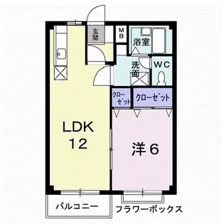 香川県高松市香西東町【アパート】の間取り