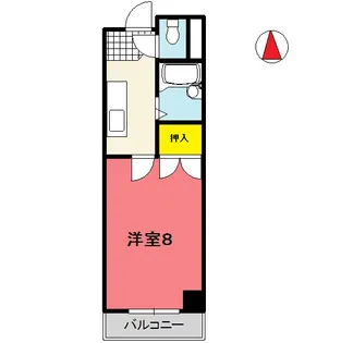 カーサ山口【2階】の間取り