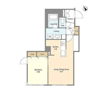 東京都港区南麻布1【マンション】の間取り