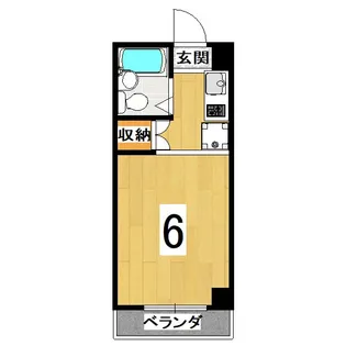 シャトーニシムラ【3階】の間取り