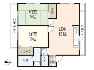 山田ビル【2階】の間取り