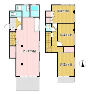 カームハイツ【2階】の間取り