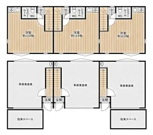 大阪府門真市小路町【一戸建】の間取り
