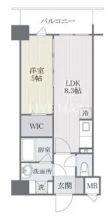 モダンパラッツォ博多sur【9階】の間取り