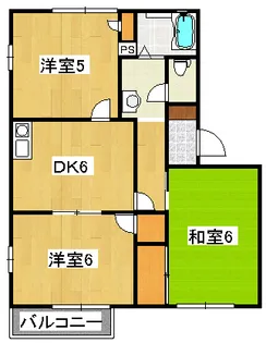 グランドール渋沢【2階】の間取り