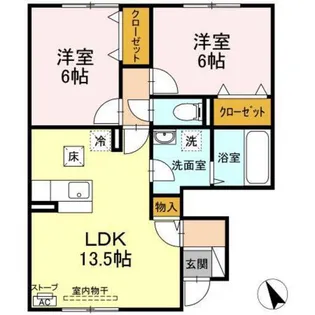 青森県青森市桂木1【一戸建】の間取り