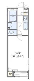 クレイノ親明閣【1階】の間取り