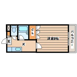 グレース鹿野【1階】の間取り