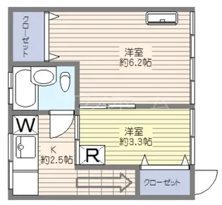 金澤方【2階】の間取り