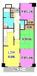 埼玉県朝霞市溝沼2【マンション】の間取り